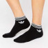 Adidas Originals Trefoil Liner socks, black, size 39-42 (3 pairs)