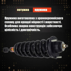 Амортизатори передні Lexus GX470 4.7L 2003-2009 Toyota Land Cruiser Prado 120 2002-2009 LUFT MEISTER 48510-69195 B09NPZQJGR (2 шт)