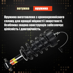 Амортизатори передні Cadillac Escalade Tahoe Suburban Silverado GMC Sierra 1500 Yukon (XL) 2015-2022 рр LUFT MEISTER 84176631 B09Q2VW9D9 з магнітною збіркою та пружиною для (2 шт)