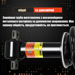 Амортизатори передні Cadillac Escalade Tahoe Suburban Silverado GMC Sierra 1500 Yukon (XL) 2015-2022 рр LUFT MEISTER 84176631 B09Q2VW9D9 з магнітною збіркою та пружиною для (2 шт)