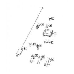 Ключ для JEEP GRAND CHEROKEE SRT (68240167 AA) Mopar
