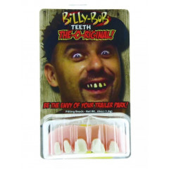 Fake teeth Billy Bob prank smile