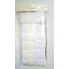 Набір білих бавовняних боді Zara з коротким рукавом 6 штук (зріст 62 см)