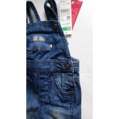Джинсовий комбінезон на малюка Benetton Baby (розмір 56)
