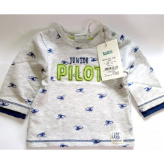 Світшот дитячий бавовняний Eat Ants by Sanetta Junior Pilot (розмір 56 см)