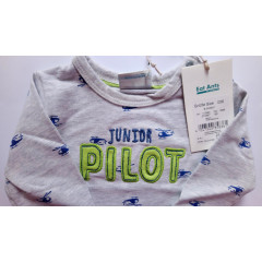 Світшот дитячий бавовняний Eat Ants by Sanetta Junior Pilot (розмір 56 см)