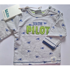 Світшот дитячий бавовняний Eat Ants by Sanetta Junior Pilot (розмір 56 см)