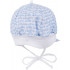 Knitted children's cap MaxiMo with ties (size 45)