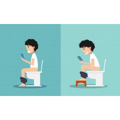 Стілець сходинка для умивальника та унітазу BoОLeon RELAX стул білий