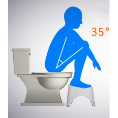 Стілець сходинка для умивальника та унітазу BoОLeon RELAX стул білий