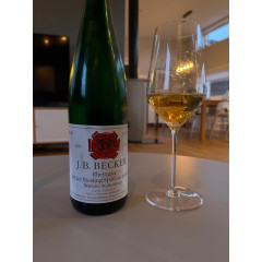 Біле сухе вино рислінг JB Becker Wallufer Walkenberg Kabinett 2018 (750  мл)