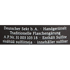 Sparkling wine Wein und Sektgut Barth Pinot Blanc Brut B.A. Rheingau