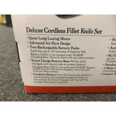 Акумуляторний електричний філейний ніж Rapala Deluxe