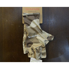 Рукавички Simms Bugstopper Sunglove Woodland Camo Sandbar для риболовлі та активного відпочинку (розмір L)