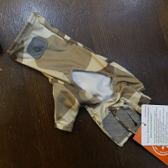 Рукавички Simms Bugstopper Sunglove Woodland Camo Sandbar для риболовлі та активного відпочинку (розмір L)