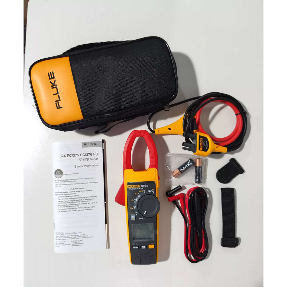 Fluke 376 clamp meters up to 1000 volts Bluetooth connection