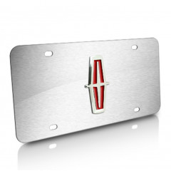 Алюмінієвий дзеркальний хромований 3D Lincoln логотип номерний знак