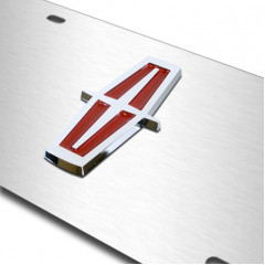 Алюмінієвий дзеркальний хромований 3D Lincoln логотип номерний знак