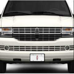 Алюмінієвий дзеркальний хромований 3D Lincoln логотип номерний знак