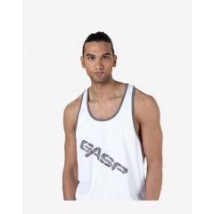 Чоловіча спортивна майка GASP Vintage T-back біла (розмір - М)