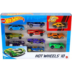 Колекційний набір моделей автомобілів Hot Wheels 54886 10 Car Pack Assortment 10 шт Made in Malaysia