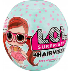 Игровой набор с куклой LOL Surprise Hairvibes Dolls с париками и с 15 сюрпризами