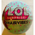 Game set with the LOL Surprise Hairvibes Dolls doll with wigs and 15 surprises.
