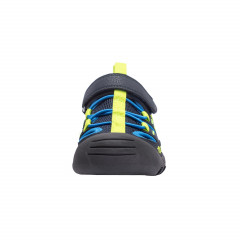 Sporty trekking kids' sandals Trollkids Kroksand with hook-and-loop closure size 34 dark blue lime