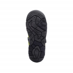 Sporty trekking kids' sandals Trollkids Kroksand with hook-and-loop closure size 34 dark blue lime