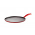 Cast iron pancake skillet Le Creuset Tradition, red enameled (27 cm)