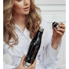 Thermos bottle Glacial Black Marble 600 ml