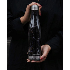 Thermos bottle Glacial Black Marble 600 ml