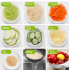 Багатофункціональна овочерізка Wet basket vegetable cutter 9 в 1 терка та мультислайсер для овочів