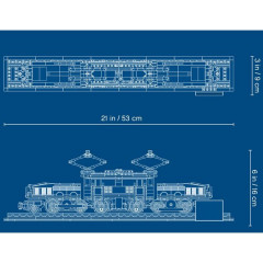 Конструктор LEGO Creator EXPERT Локомотив Крокодил (10277)