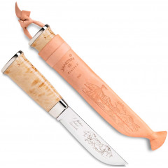 Ніж у дерев'яній подарунковій коробці Marttiini Lapp knife зі шкіряним чохлом