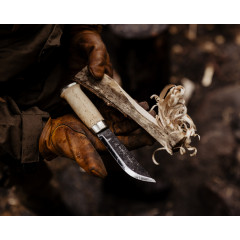 Ніж у дерев'яній подарунковій коробці Marttiini Lapp knife зі шкіряним чохлом