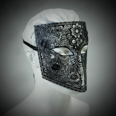 Кружевная карнавальная маска Beyond Masquerade (металл)