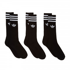 Чорні однотонні шкарпетки Adidas Originals Crew Socks розмір 39-42 (3 пари)