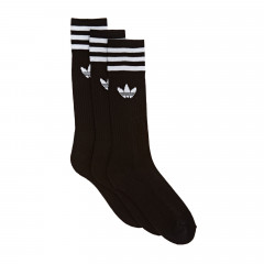 Чорні однотонні шкарпетки Adidas Originals Crew Socks розмір 39-42 (3 пари)