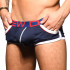 Men's boxer briefs Andrew Christian Show-It Retro Pop Pocket Boxer 91845 NVY (size - M)