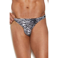 Чоловічі труси стрінги Elegant Moments It's a Snap Zebra із застібками з боків (розмір - S/M)