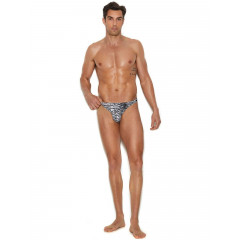 Чоловічі труси стрінги Elegant Moments It's a Snap Zebra із застібками з боків (розмір - S/M)