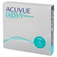 One-day contact lenses Johnson & Johnson Acuvue Oasys 1-Day with HydraLuxe -2.5 D (90 pieces)