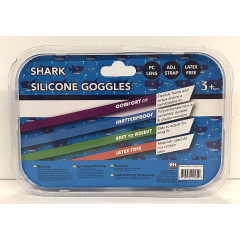 Дитячі силіконові окуляри для плавання Lifeguard Shark від 3 років