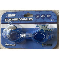 Дитячі силіконові окуляри для плавання Lifeguard Shark від 3 років