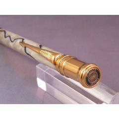 Ручка кулькова Parker DUOFOLD Pearl and Black Gold Trim Vintage (Б/В)