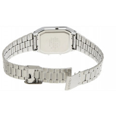 Wristwatch Casio Vintage AQ-230A-7DMQYES in retro style silver 28 mm