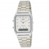 Наручные часы Casio Vintage AQ-230A-7DMQYES в ретро стиле серебристые 28 мм