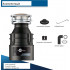 Подрібнювач харчових відходів InSinkErator Badger 1 Standard Series 79880-ISE 1/3 HP чорний