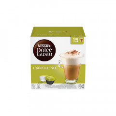 Капсули NESCAFÉ® Dolce Gusto® Cappuccino для кофемашин, 15 капсул кави та 15 молока